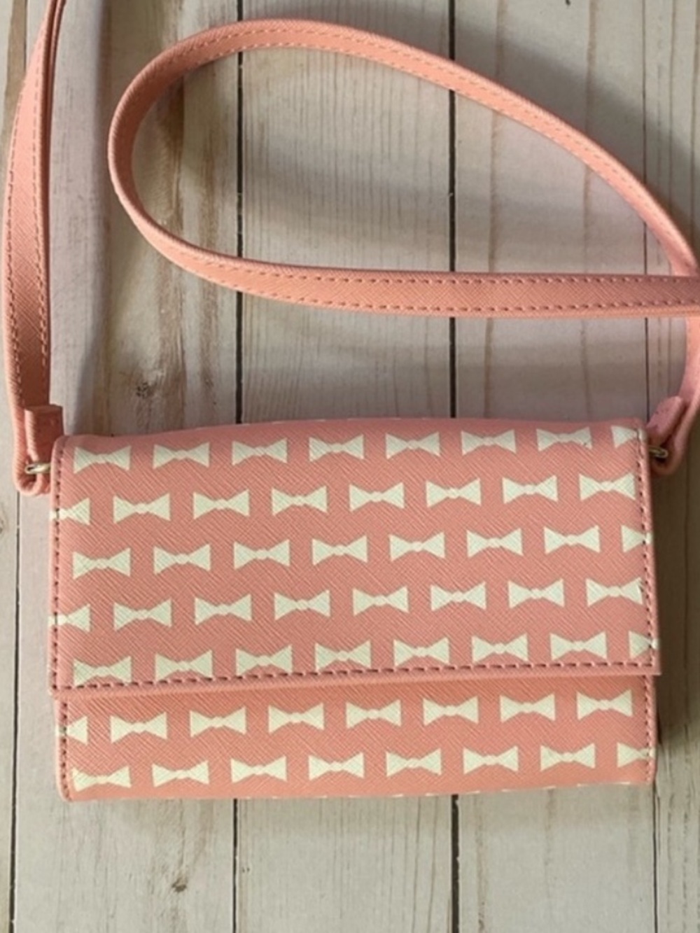 Dabney Lee bow print crossbody
